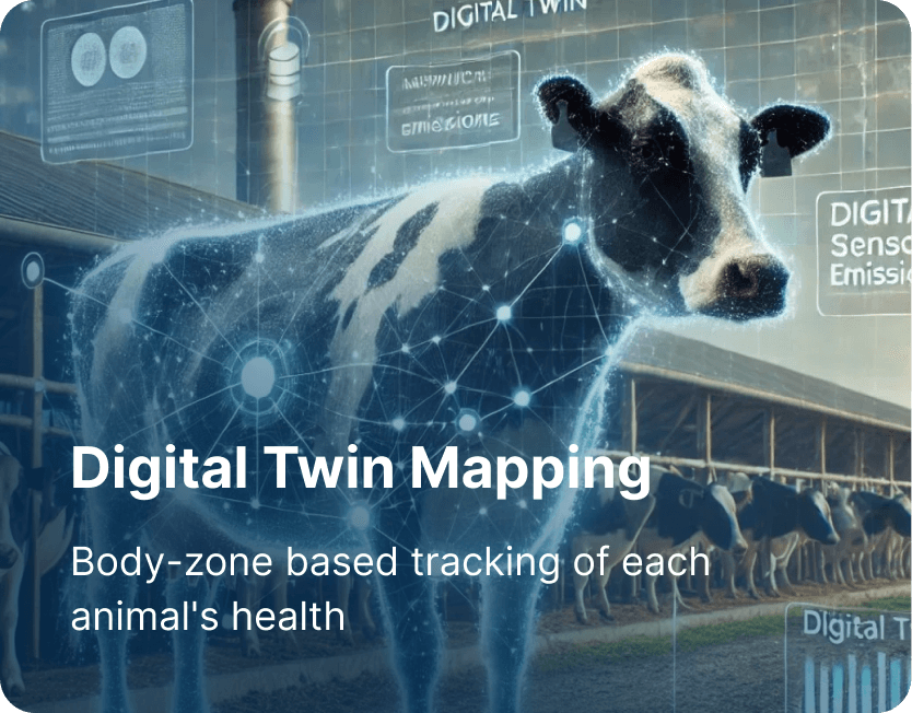 Vibrome® digital twin human livestock body-zone health tracking for continuous multi-organ monitoring