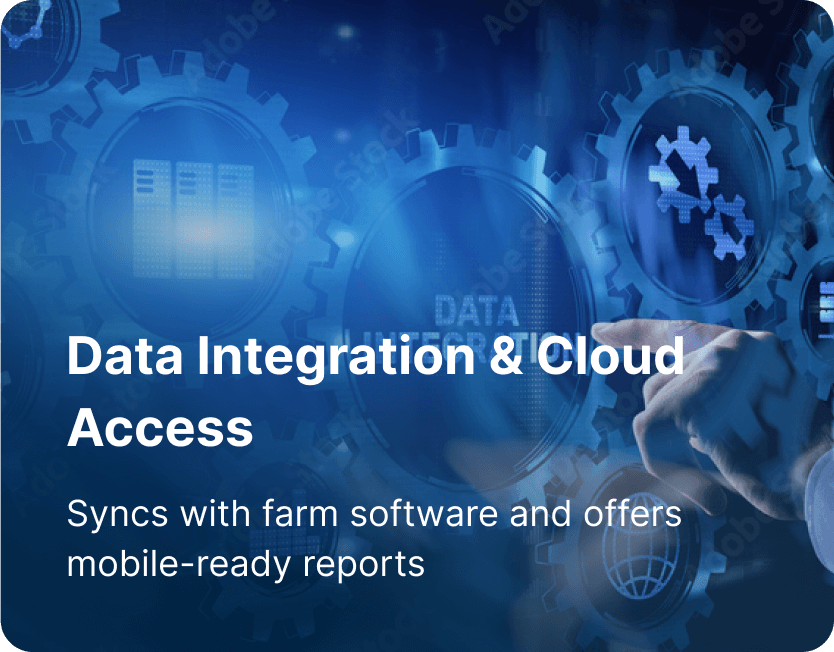 Vibrome® livestock data integration and cloud access syncing farm software with mobile-ready biosignature reports